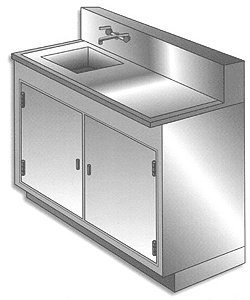 Dental Cabinet with Sink